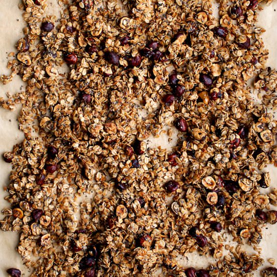 Cinnamon Hazelnut Granola