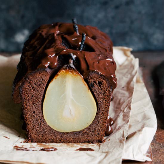 Double Chocolate Pear Cake