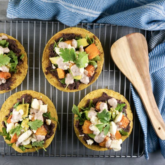 butternut squash tostadas