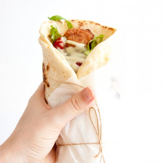 Tandoori Cauliflower Wrap