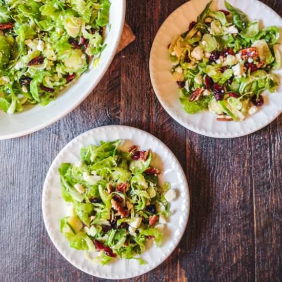 Cranberry Brussels Salad