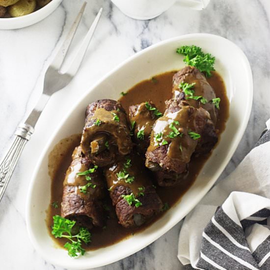 Braised beef rolls