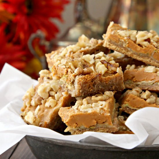 Butterscotch Apple Toffee Bars