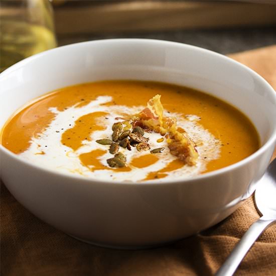 Spanish Roast Pumpkin Soup