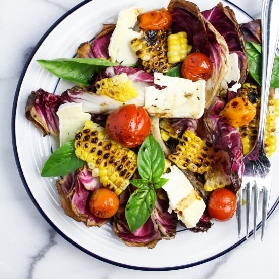 Grilled Corn and Radicchio Salad