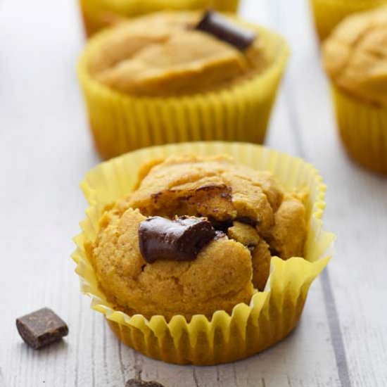 Chocolate Chip Pumpkin Muffins