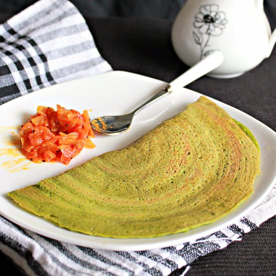 Spinach Crepes