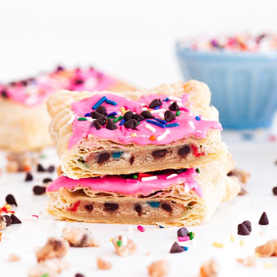 Confetti Cookie Dough Pop Tarts