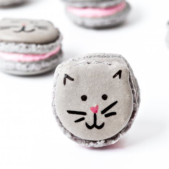 Kitty Cat Macarons