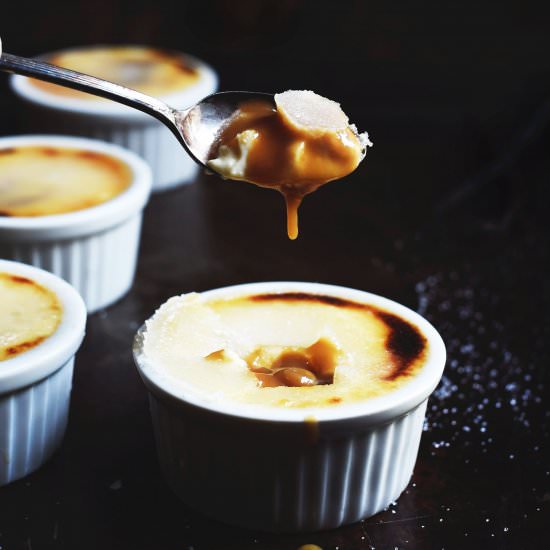 Low Carb Caramel Creme Brûlées