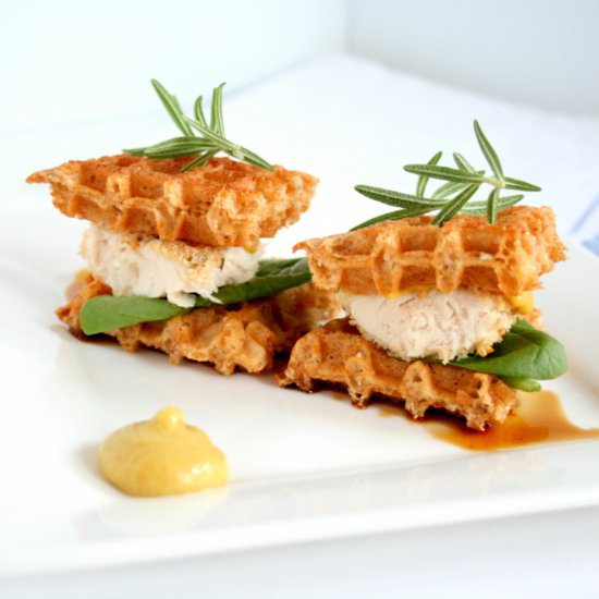 Chicken and Waffles Sandwich