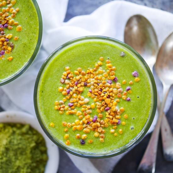 Spinach, Banana & Matcha Smoothie