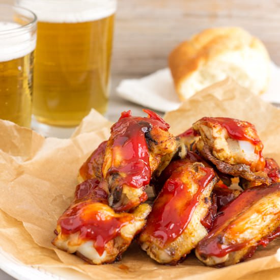 sticky chicken wings