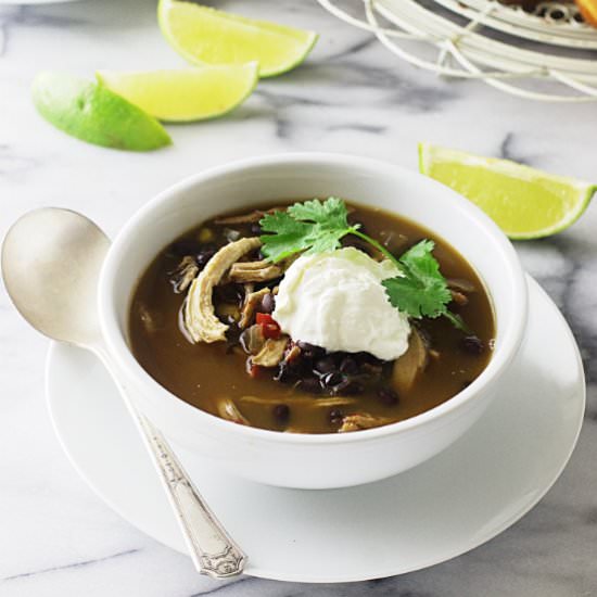 Black Bean Chicken Soup