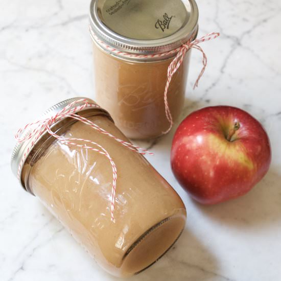 3 Ingredient Natural Applesauce