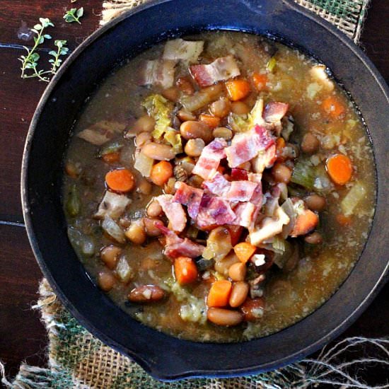 St. Elmo’s White Bean Soup