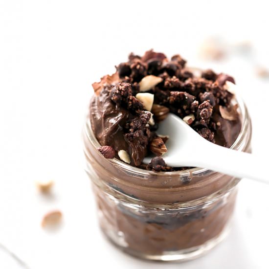 Vegan Nutella Dirt Cups