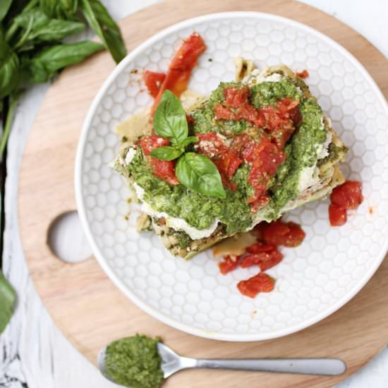 Pesto Lasagna