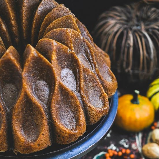 Browned Butter Pumpkin Bundt Cake