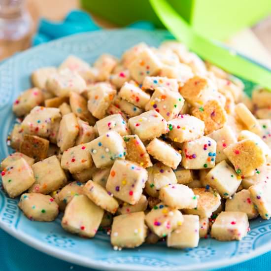 Funfetti Shortbread Tidbits