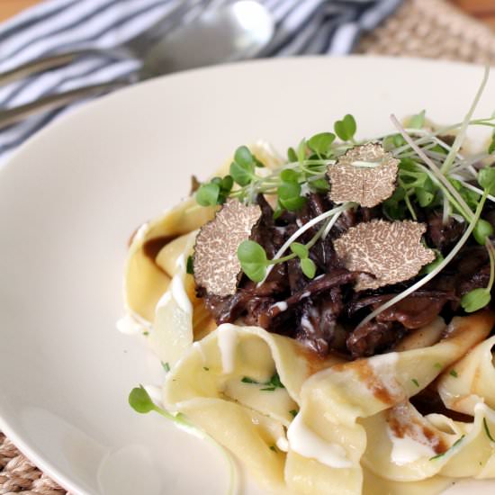 Braised Short Rib and Truffle Pasta