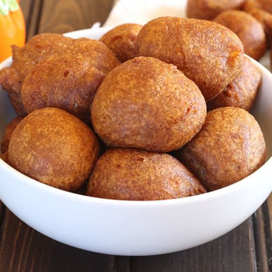 Pumpkin Doughnut Holes