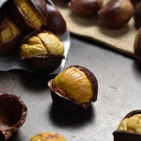 5 Steps for Oven Roasted Chestnuts