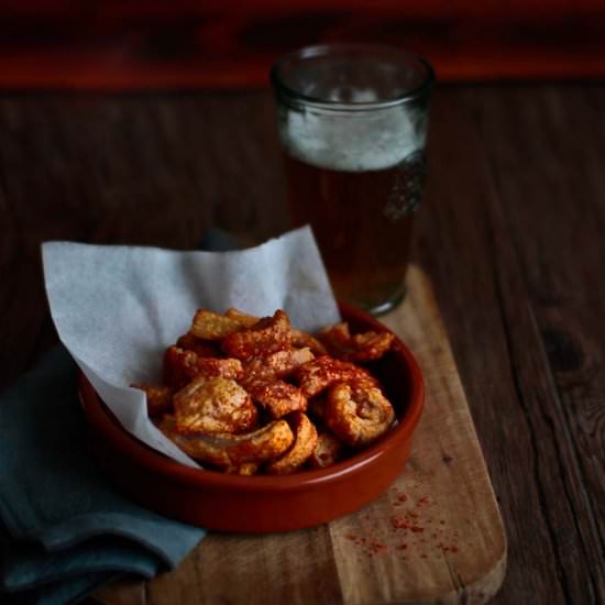 Easy Oven Baked Pork Scratchings