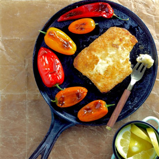 Saganaki (Pan-Seared Greek Cheese)