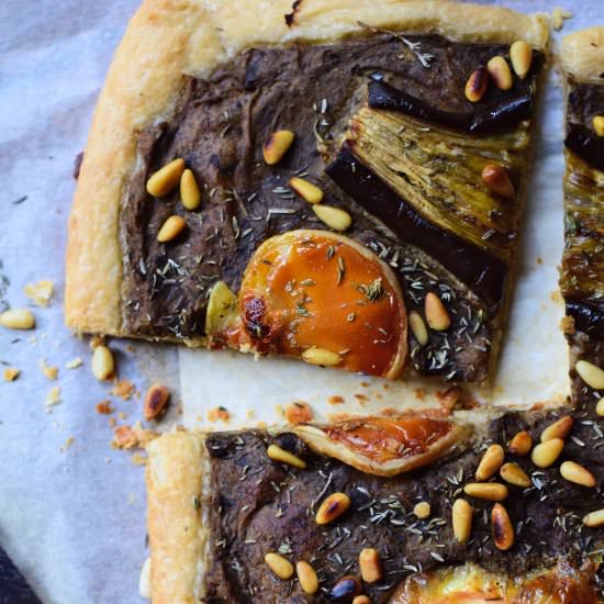 Fine Pastry Eggplant Tart