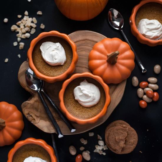 Baked Pumpkin Custards