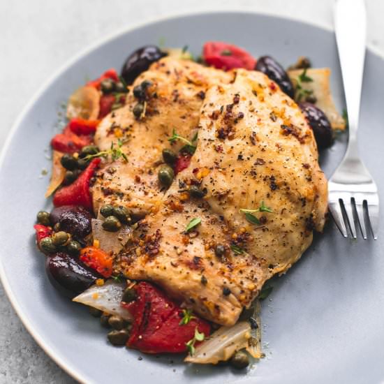 Slow Cooker Mediterranean Chicken