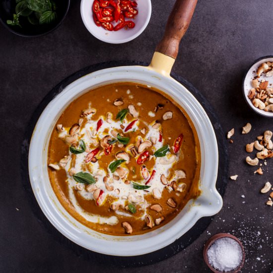 Easy coconut curry soup