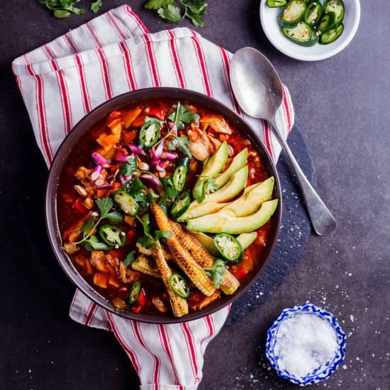Mexican chicken soup
