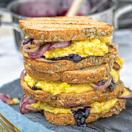 Blueberry Grilled Cheese Sandwich