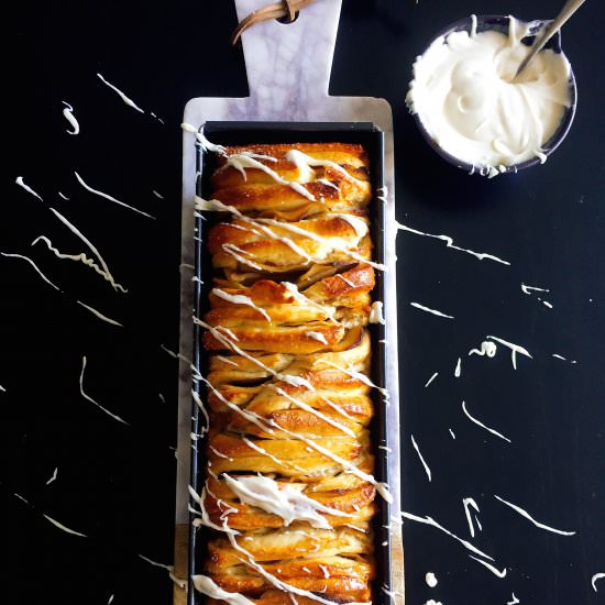 Bourbon Caramel Apple Bread
