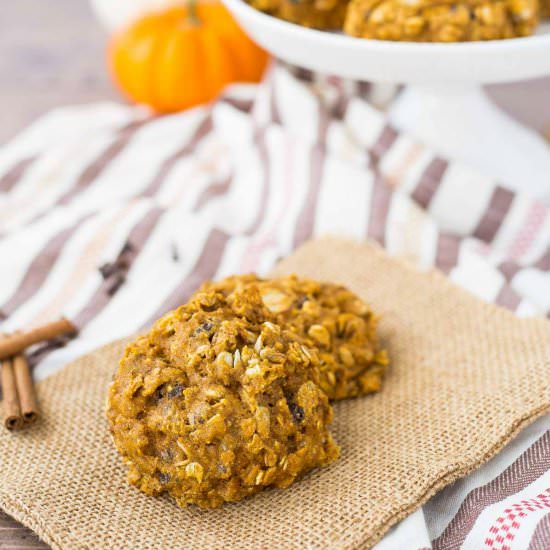 Pumpkin Breakfast Cookies