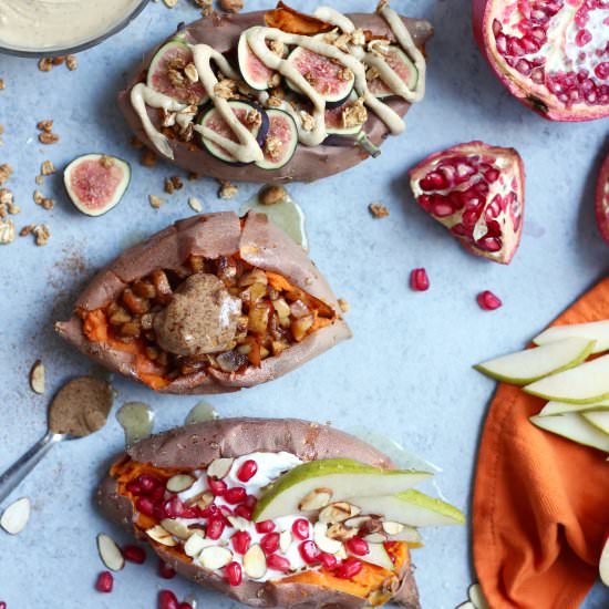 Autumn Breakfast Sweet Potatoes