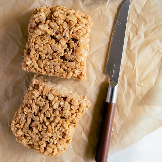 Pumpkin Spice Rice Crispy Treats
