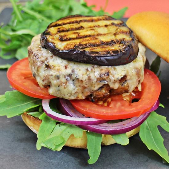 Welsh Lamb Moussaka Burgers