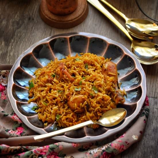 Fried Chicken Pulao