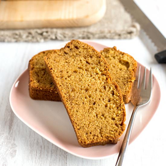 Pumpkin spice loaf cake