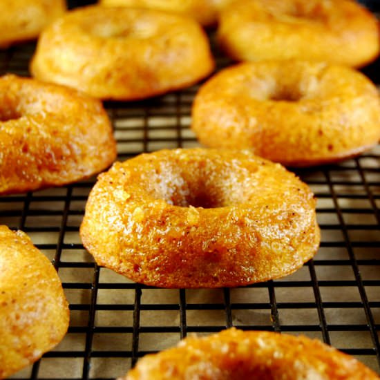 Vegan Baked Apple Pie Donuts
