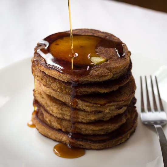 Apple Pie Brown Butter Pancakes