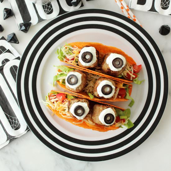 Scary Monster Nacho Tacos