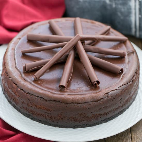 Triple Chocolate Cheesecake