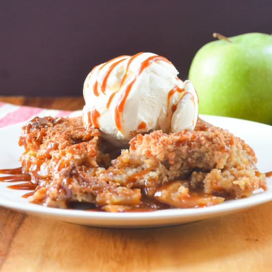 Caramel Apple Cobbler