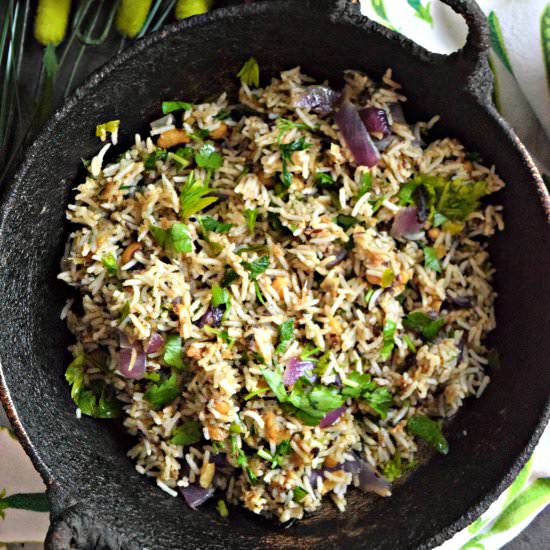 Black Eyed Peas Pepper Rice