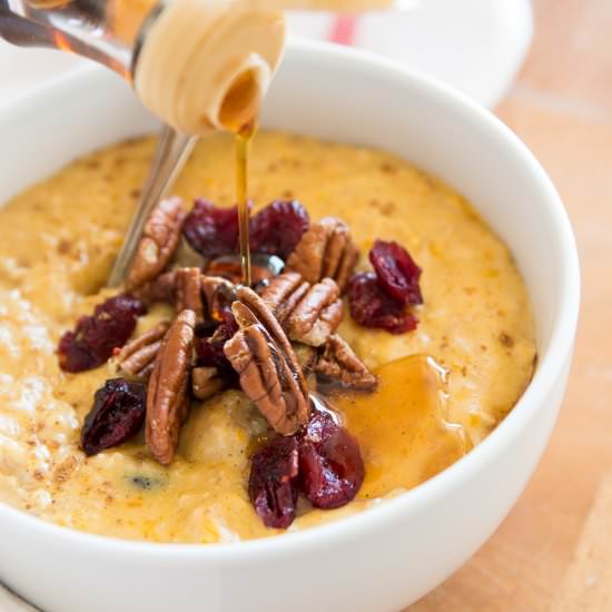Cranberry Pumpkin Oatmeal