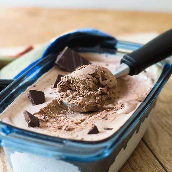 No Churn Chocolate Ice Cream